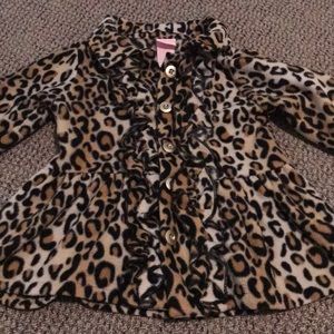 Children’s cheetah print coat
